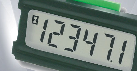 用于电路板安装的LCD小时表/计时器模块